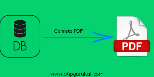 How To Generate Pdf From Mysql Data Using Php Phpgurukul